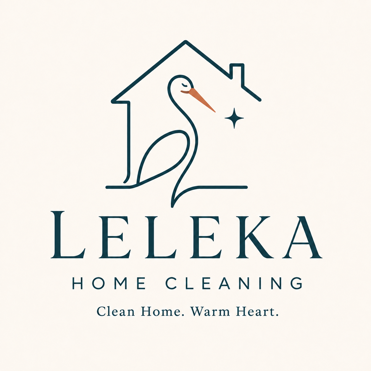 Leleka Home Cleaning logo